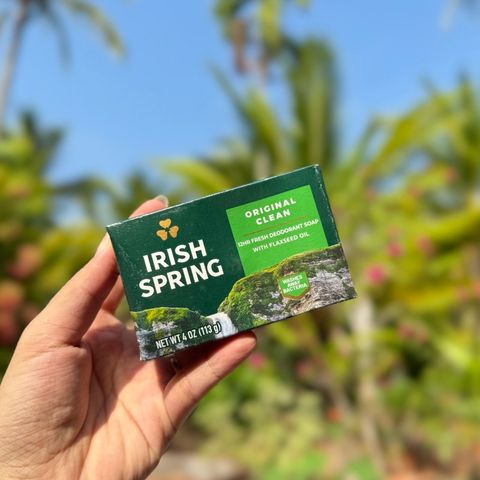 Combo 3 Xà Bông Cục Irish Spring 113g - Xà Phòng Deodorant Làm Sạch Da, Hương Tươi Mát, Không Khô Da, Dùng Cho Gia Đình
