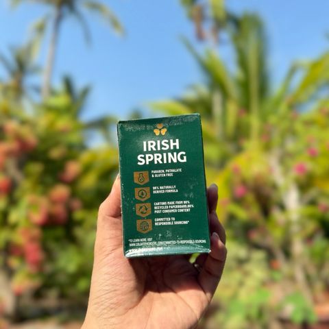 Combo 3 Xà Bông Cục Irish Spring 113g - Xà Phòng Deodorant Làm Sạch Da, Hương Tươi Mát, Không Khô Da, Dùng Cho Gia Đình