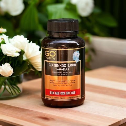 Go Healthy Go Ginkgo 9000 60 viên - Viên Uống Bổ Não của Úc - DiiHangMyUc.