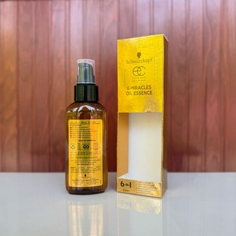 Dầu Dưỡng Tóc Schwarzkopf 6in1 Miracles Oil Essence 100ml - Phục Hồi Tóc Khô, Giảm Gãy Rụng, Tóc Mềm Mượt