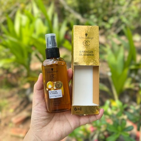 Dầu Dưỡng Tóc Schwarzkopf 6in1 Miracles Oil Essence 100ml - Phục Hồi Tóc Khô, Giảm Gãy Rụng, Tóc Mềm Mượt