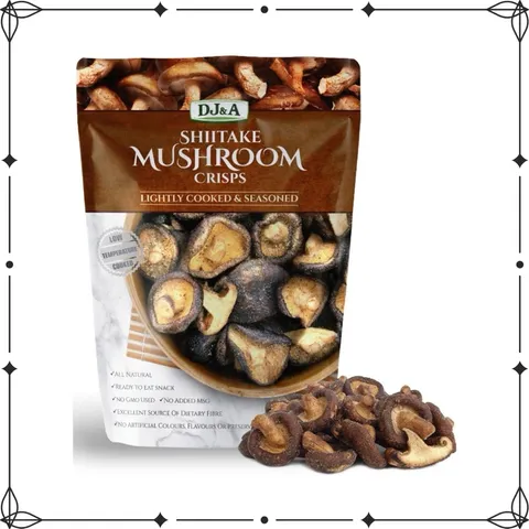 Nấm hương sấy giòn DJ&A Shiitake Mushroom Crisps 65g - diihangmyuc.