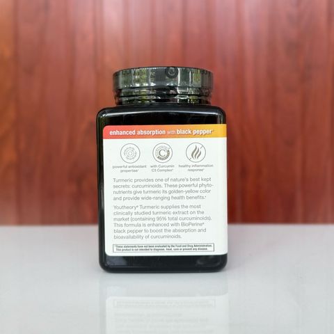 Viên tinh chất nghệ Youtheory Turmeric 2.250mg lọ 210 viên hàng Mỹ.