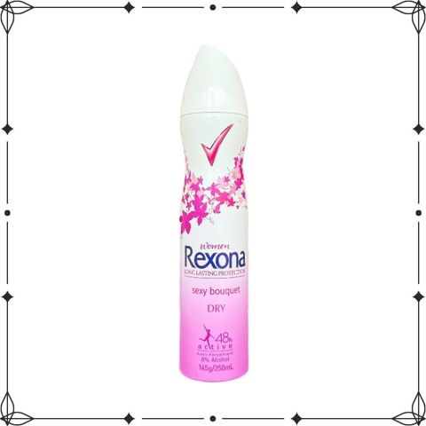 Xịt Khử Mùi Nữ Rexona Sexy Bouquet 250ml - Bảo Vệ Dài Lâu 48h, Khô Nhanh - Sản Phẩm Chính Hãng Chăm Sóc Cơ Thể