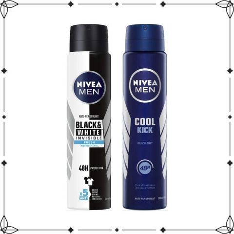 Xịt khử mùi Nivea Men 250ml - Xịt body nam chính hãng, khử mùi hiệu quả, bảo vệ suốt 24h - DiiHangMyUc