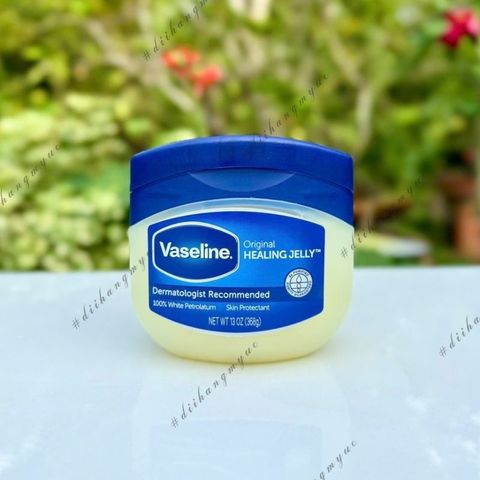 Sáp dưỡng ẩm Vaseline Original Healing Jelly Dermatologist Recommended 100% White Petrolatum 368g hàng Mỹ.