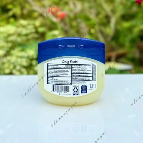 Sáp dưỡng ẩm Vaseline Original Healing Jelly Dermatologist Recommended 100% White Petrolatum 368g hàng Mỹ.