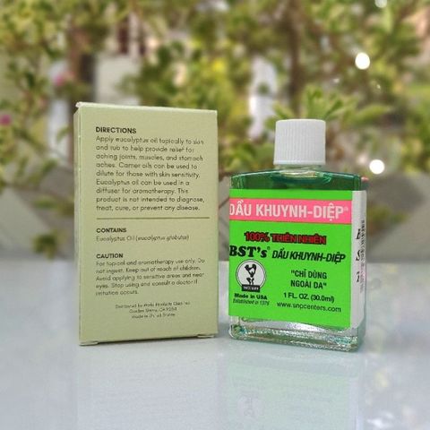Dầu Khuynh Diệp Mỹ BTS’S EUCALYPTUS OIL 30ml - DiiHangMyUc.