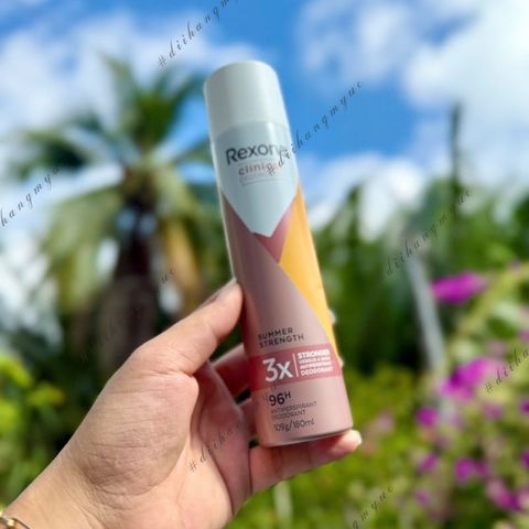 Xịt Khử Mùi Rexona Clinical Protection 96h 180ml - Ngăn Mùi Cơ Thể Hiệu Quả, Dưỡng Ẩm, Dành Cho Nam Nữ