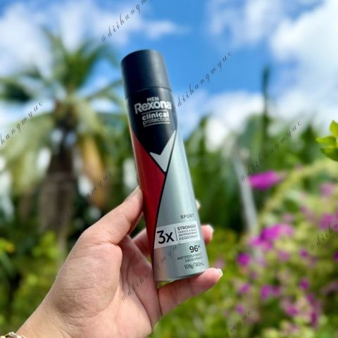 Xịt Khử Mùi Rexona Clinical Protection 96h 180ml - Ngăn Mùi Cơ Thể Hiệu Quả, Dưỡng Ẩm, Dành Cho Nam Nữ