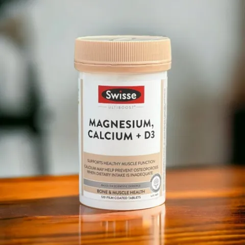Swisse Ultiboost Magnesium Calcium + Vitamin D3 120 Tablets - Viên Uống Bổ Sung Magie, Canxi + Vitamin D3 - DiiHangMyUc.