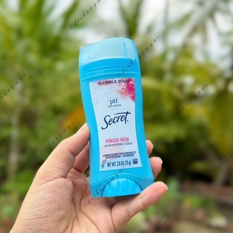 Lăn Khử Mùi Secret pH Balanced Powder Fresh 73g - Hương Thơm Tự Nhiên, An Toàn Cho Da, Sản Phẩm Chính Hãng Mỹ