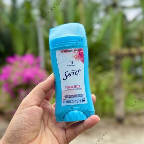 Lăn Khử Mùi Secret pH Balanced Powder Fresh 73g - Hương Thơm Tự Nhiên, An Toàn Cho Da, Sản Phẩm Chính Hãng Mỹ