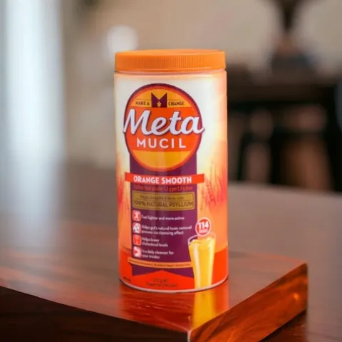 MetaMucil Fibre Supplement Smooth Orange 673g - Bột Cam Bổ Sung Chất Xơ - DiiHangMyUc.