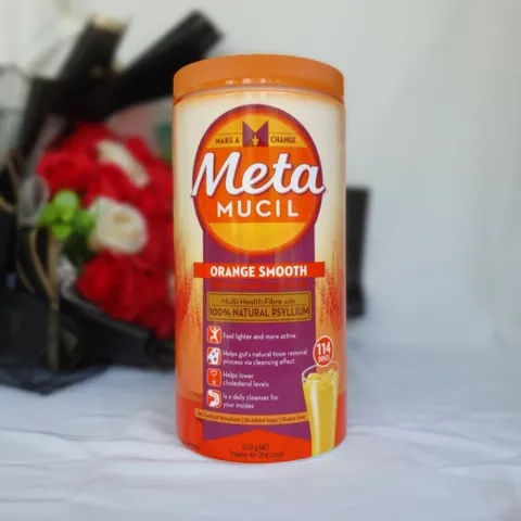 MetaMucil Fibre Supplement Smooth Orange 673g - Bột Cam Bổ Sung Chất Xơ - DiiHangMyUc.