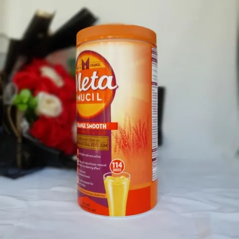 MetaMucil Fibre Supplement Smooth Orange 673g - Bột Cam Bổ Sung Chất Xơ - DiiHangMyUc.