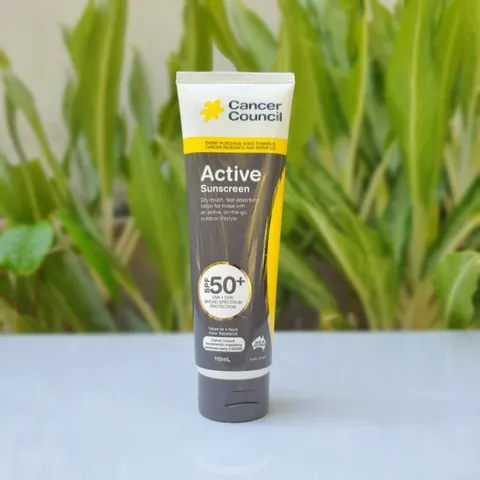Kem Chống Nắng Cancer Council Active Sunscreen SPF50+ 110ml - DiiHangMyUc.