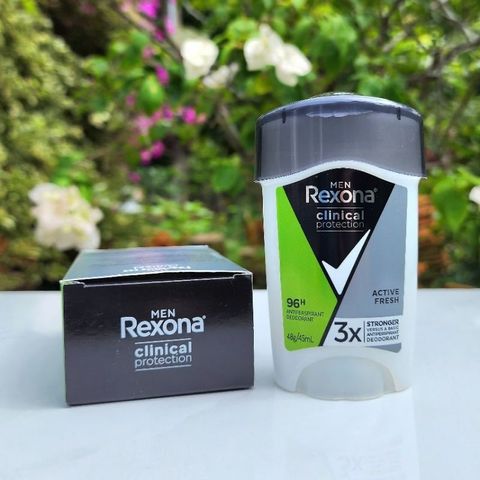 Lăn Khử Mùi Nam Rexona Men Clinical Protection 3X 48g - Ngăn Mồ Hôi, Tươi Mát Suốt Ngày, Bảo Vệ Hiệu Quả