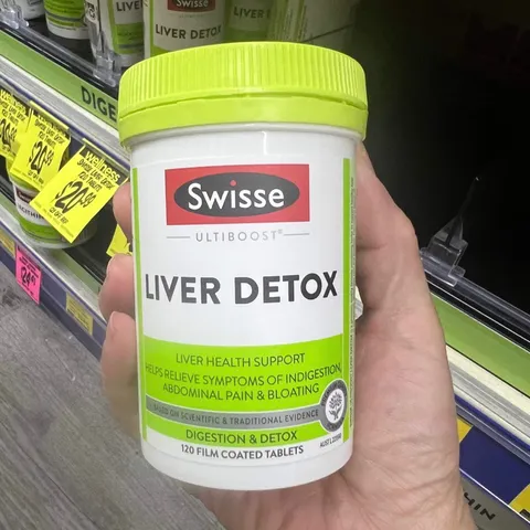 Viên uống bổ gan của Úc - Swissr Liver Detox 120 viên