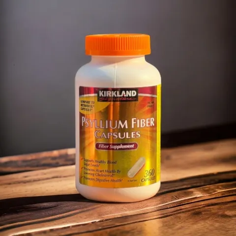 Kirkland Psyllium Fiber Capsules 360 viên - Viên Uống Bổ Sung Chất Xơ - DiiHangMyUc.