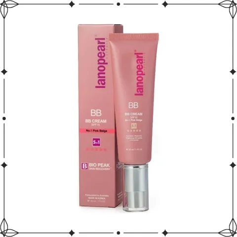 Lanopearl BB Cream SPF 15 No.1 Pink Beige 50ml - Kem Che Khuyết Điểm 5 trong 1 - DiiHangMyUc.