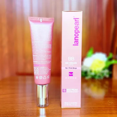 Lanopearl BB Cream SPF 15 No.1 Pink Beige 50ml - Kem Che Khuyết Điểm 5 trong 1 - DiiHangMyUc.