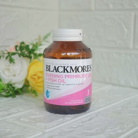 Viên Uống Tinh Dầu Hoa Anh Thảo Blackmores Kết Hợp Dầu Cá - 100 Viên Giúp Làm Đẹp Da và Cải Thiện Sức Khỏe Tim Mạch