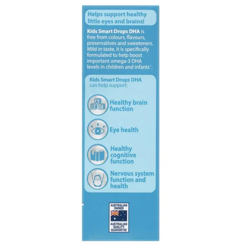 Nature's Way Kids Smart Drops DHA 20ml - Bổ Sung DHA Phát Triển Trí Não Và Thị Lực cho Trẻ Sơ Sinh và Nhỏ Tuổi