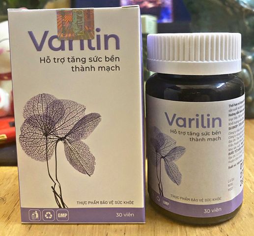 Viên Uống Varilin  Hỗ Trợ Tăng Sức Bền Thành Mạch,Giảm Nguy Cơ Suy Giãn Tĩnh Mạch