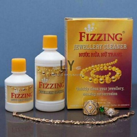 Nước Rửa Trang Sức Fizzing 70ml - Làm Sạch và Đánh Bóng Vàng Bạc, An Toàn Cho Mọi Loại Nữ Trang