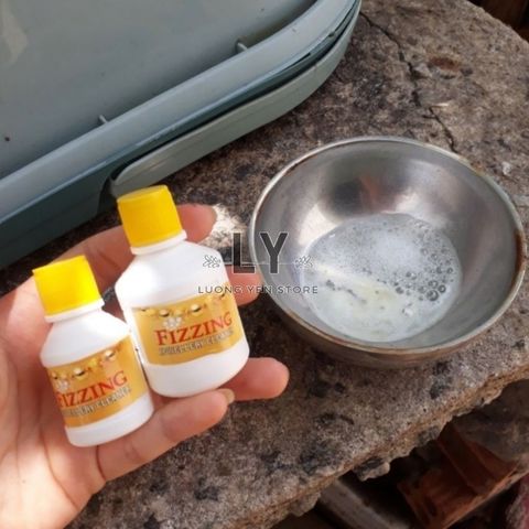 Nước Rửa Trang Sức Fizzing 70ml - Làm Sạch và Đánh Bóng Vàng Bạc, An Toàn Cho Mọi Loại Nữ Trang