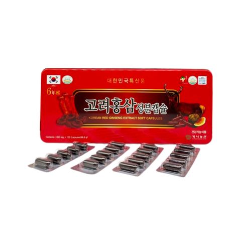 Viên đạm sâm nhung hươu linh chi cao cấp Hàn Quốc - Tăng cường sức khỏe, hỗ trợ miễn dịch, làm đẹp da, cải thiện chức năng gan