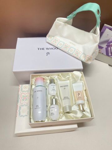 Set Tinh Chất Khởi Nguồn Whoo Bichup Treatment Essence 130ml - Kem Chống Nắng và Sữa Rửa Mặt Mini Hàn Quốc Dưỡng Trắng Da