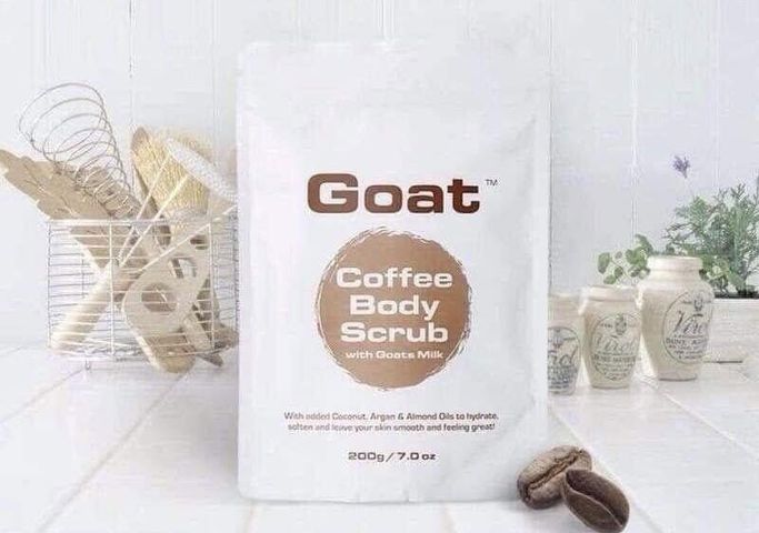 Tẩy Da Chết Toàn Thân Goat Coffee Scrub 200g - Sản Phẩm Chăm Sóc Da Từ Thiên Nhiên, Giúp Làm Sạch & Tái Tạo Da Mềm Mịn