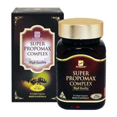 Viên Uống Keo Ong Đề Kháng Úc Dr. Natural Supper Propomax 60 Viên - Hỗ Trợ Sức Khỏe, Tăng Cường Miễn Dịch, Chống Oxy Hóa