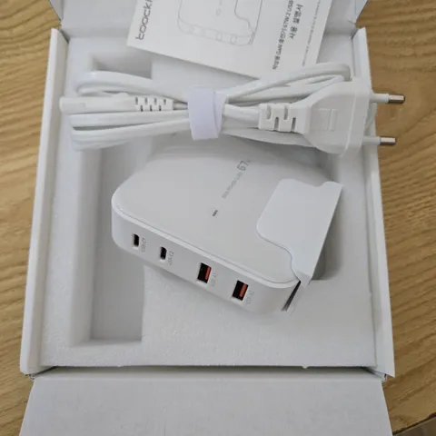 Bộ Sạc Nhanh TOOCKI 67W GaN 4 Cổng (2 USB-C + 2 USB-A) - Sạc Laptop, iPhone, MacBook - Thiết Kế Nhỏ Gọn, Hàng Xuất Hàn
