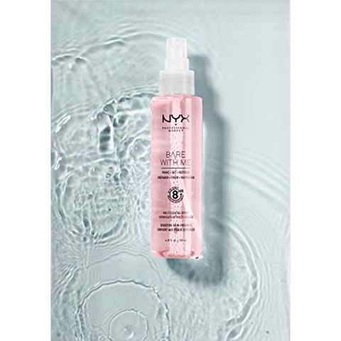 Xịt giữ trang điểm NYX Professional Makeup Bare With Me - Xịt cấp ẩm, khóa lớp trang điểm 130ml - Giải pháp làm đẹp đa năng