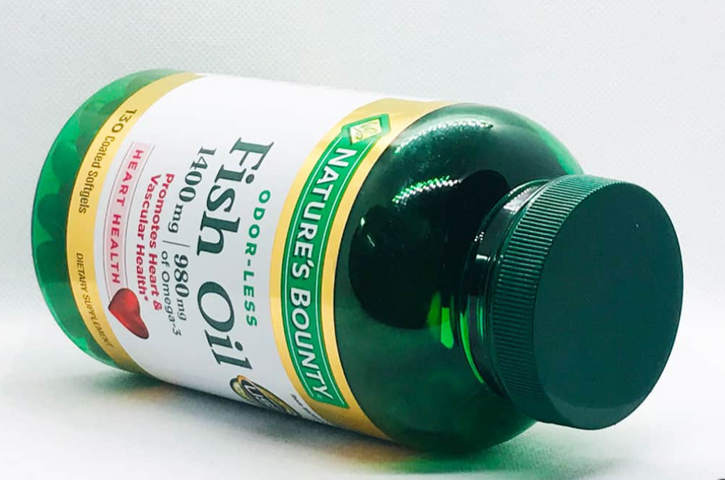 Dầu cá Nature's Bounty 1400Mg Omega-3 980Mg - Hỗ trợ tim mạch, 130 viên không mùi, bổ sung dinh dưỡng hàng ngày
