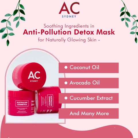 Mặt Nạ Thải Độc Australian Cosmetics Detox Mask 50ml - Làm Sạch Sâu, Thanh Lọc Da, Ngăn Ngừa Mụn, Phù Hợp Mọi Loại Da