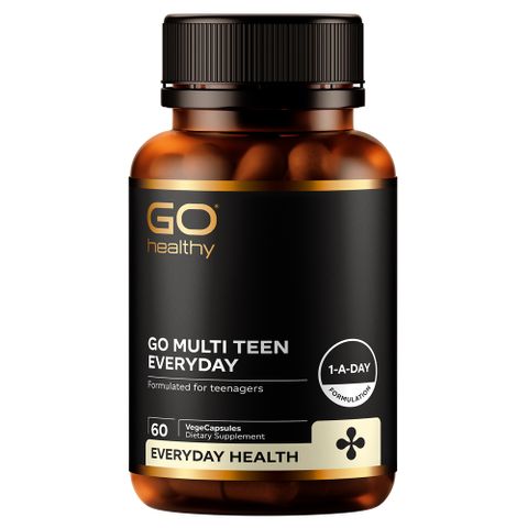 Viên Bổ Sung Vitamin GO Multi Teen Everyday 60 Viên - Đa Vitamin Cho Thanh Thiếu Niên, Tăng Cường Đề Kháng, Phát Triển Thể Chất, Nhập Khẩu New Zealand