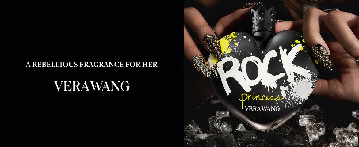 Nước hoa nữ Vera Wang Rock Princess Eau de Toilette 100ml - Hương thơm quyến rũ, thiết kế chai tim sang trọng, phong cách hiện đại và bí ẩn.