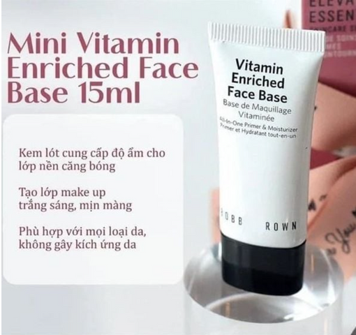 Kem Lót Bobbi Brown 15ml - Kem Trang Điểm Chuyên Nghiệp, Mịn Màng, Thẩm Thấu Nhanh, Dành Cho Mọi Loại Da