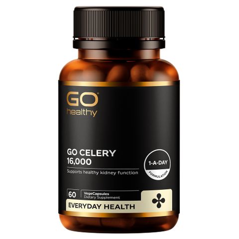 Viên Uống Giảm Đau Gút GO Celery 16,000mg - Hỗ Trợ Giảm Axit Uric và Viêm Đau Gút - 60 Viên New Zealand