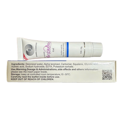 Gel Trị Mụn Megaduo AHA 15g - Ngừa Mụn Trứng Cá và Thâm Sẹo, Dưỡng Da Mịn Màng, Hỗ Trợ Làm Sạch Da