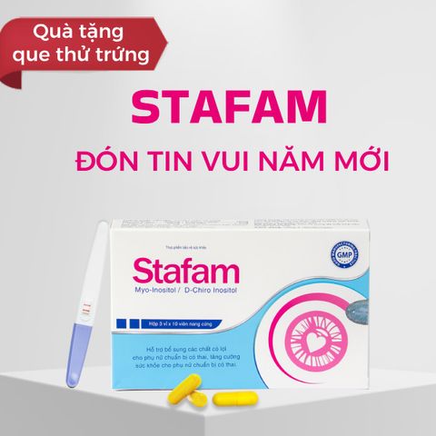Stafam - Viên uống cải thiện trứng, tăng tỉ lệ đậu thai ở nữ giới