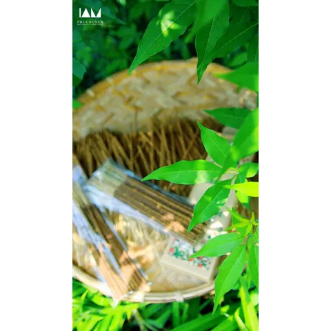 Nhang Thảo Mộc 30cm - Quế, Bồ Kết, Ngải Cứu, Vỏ Bưởi, Hương Nhu - Thảo Dược Tự Nhiên Giúp Giảm Căng Thẳng, Tạo Không Gian Yên Bình
