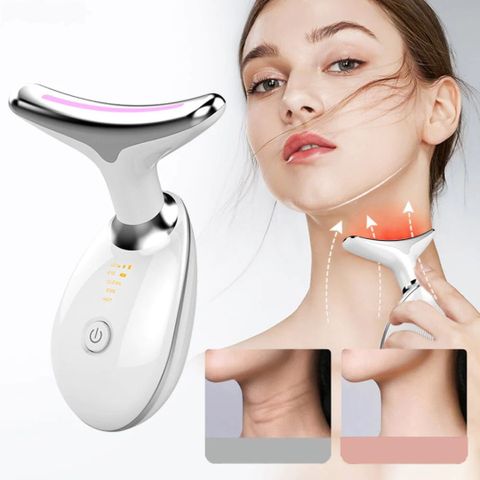 Máy massage nâng cơ mặt Nikio NK-126 - Công nghệ điện di EMS, rung nóng và ánh sáng IPL