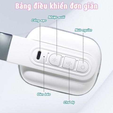 Máy massage cổ vai gáy pin sạc ST-321 - Công nghệ xoa bóp kết hợp chườm nóng