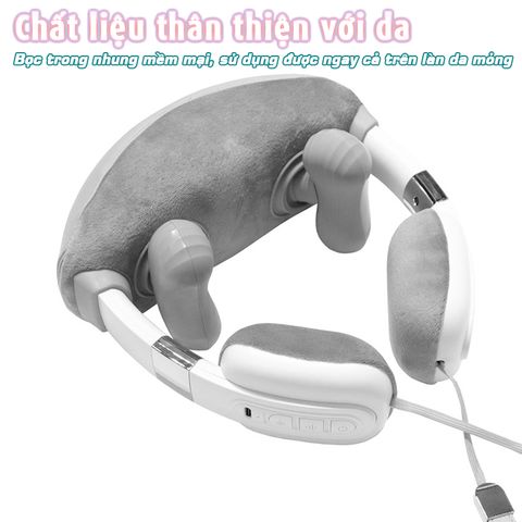 Máy massage cổ vai gáy pin sạc ST-321 - Công nghệ xoa bóp kết hợp chườm nóng