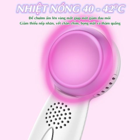 Máy Massage Mặt Nóng Lạnh Nikio NK-127 - Thiết Bị Chăm Sóc Da Tươi Trẻ, Xoá Nếp Nhăn, Giảm Thâm Quầng Mắt